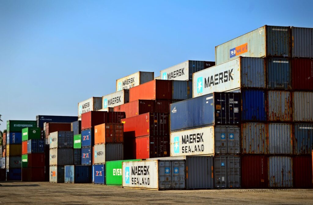 cadeia de suprimentos de importação e exportação